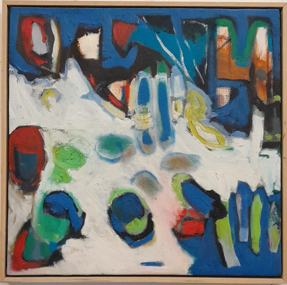 Frans Ermens_ GMA of Modern Art Expressive Abstract Paintings 54,5 x 54,5_oil linen S8-7