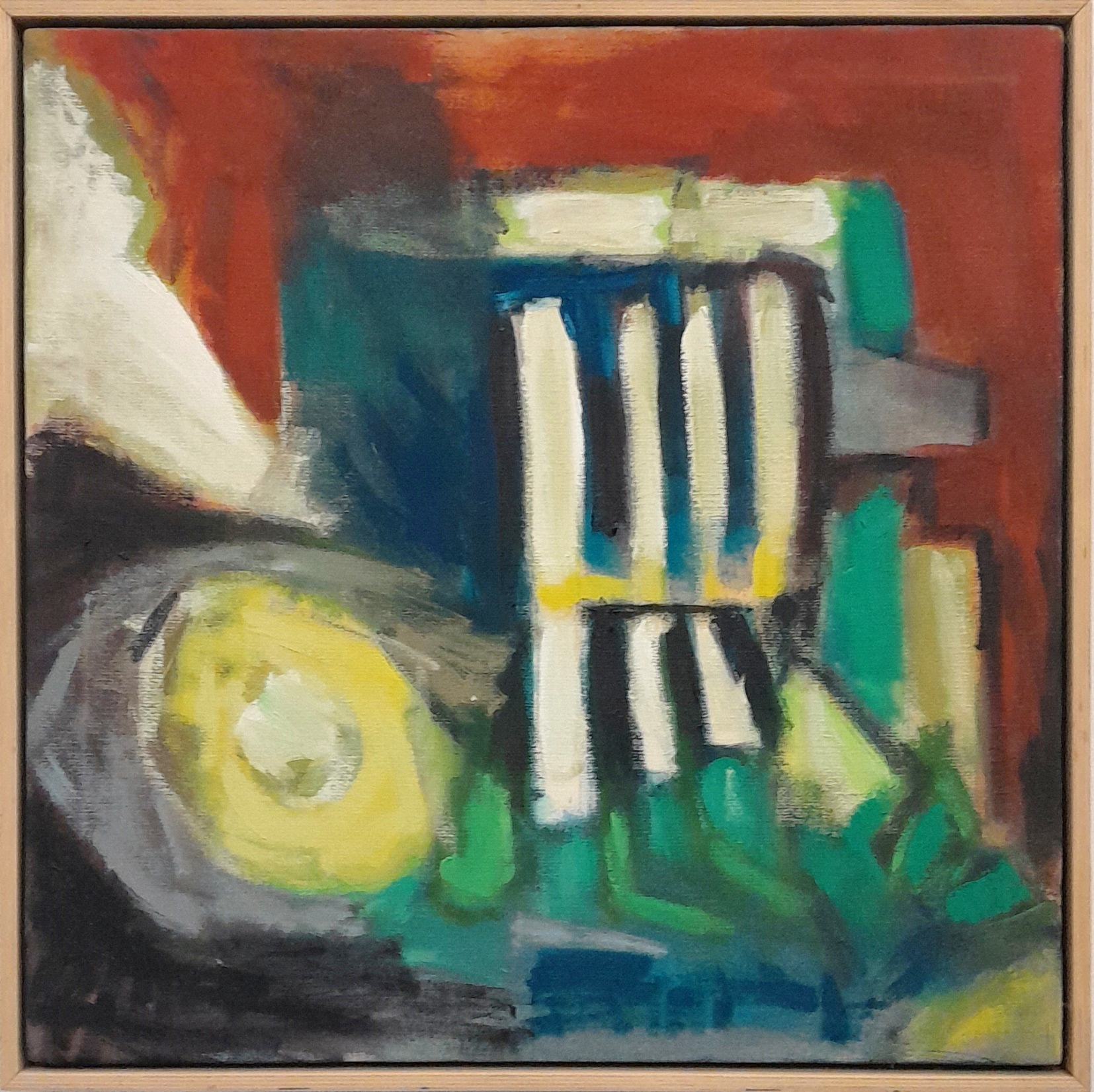 Frans Ermens_ GMA of Modern Art Expressive Abstract Paintings 54,5 x 54,5_oil linen S8-8