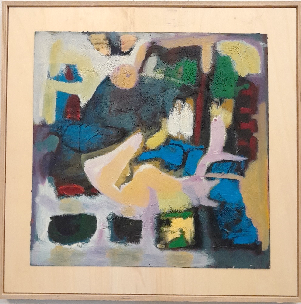 Frans Ermens_ GMA of Modern Art Expressive Abstract Paintings 57 x 57_oil linen S14-3