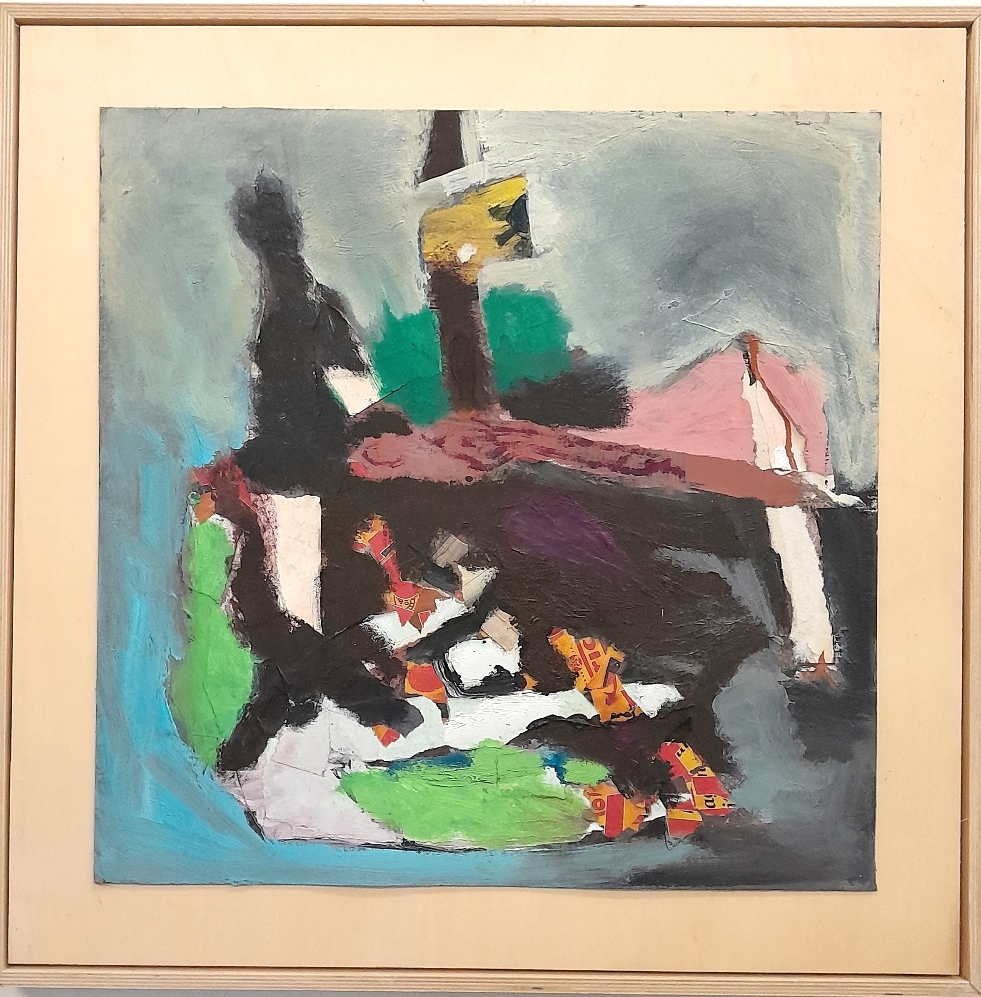 Frans Ermens_ GMA of Modern Art Expressive Abstract Paintings 57 x 57_oil linen S14-7
