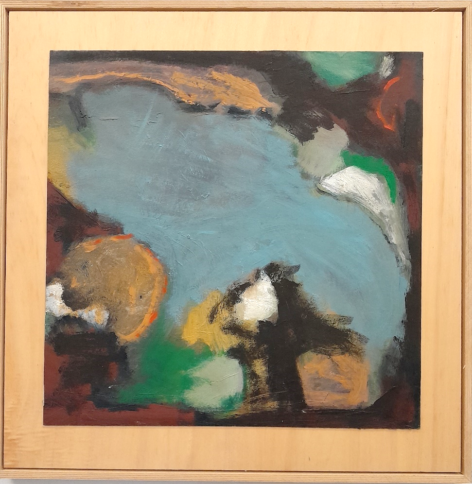 Frans Ermens_ GMA of Modern Art Expressive Abstract Paintings 57 x 57_oil linen S14-10