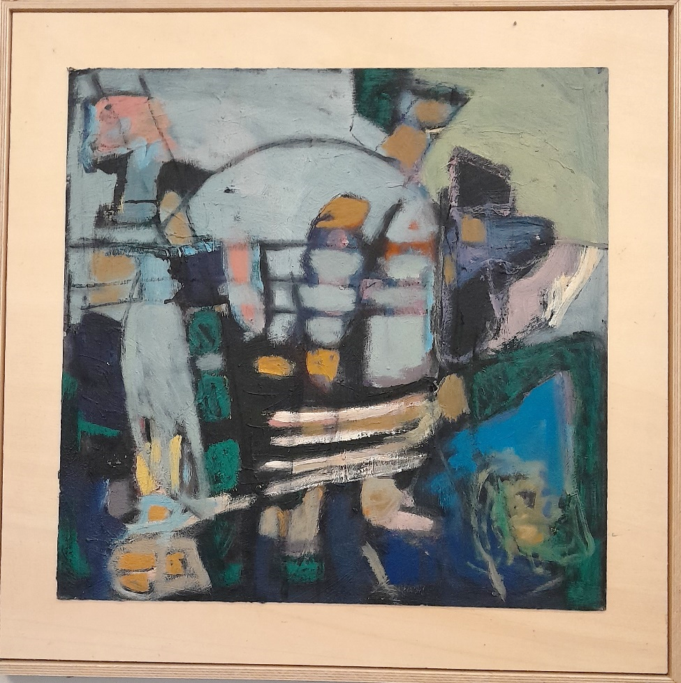 Frans Ermens_ GMA of Modern Art Expressive Abstract Paintings 57 x 57_oil linen S14-11
