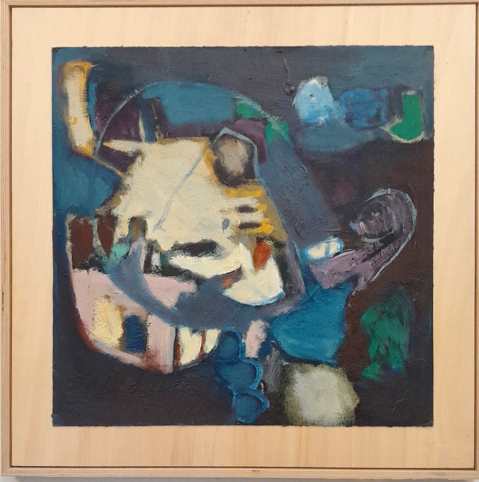 Frans Ermens_ GMA of Modern Art Expressive Abstract Paintings 57 x 57_oil linen S14-14