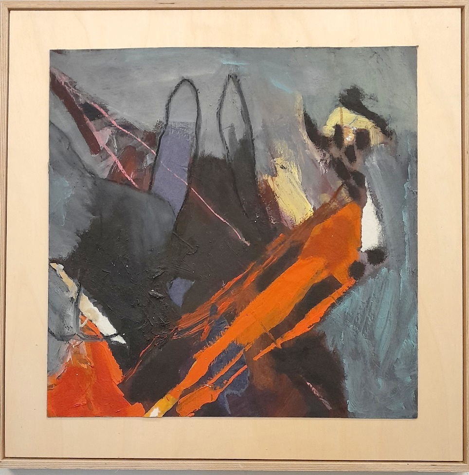 Frans Ermens_ GMA of Modern Art Expressive Abstract Paintings 57 x 57_oil linen S14-13