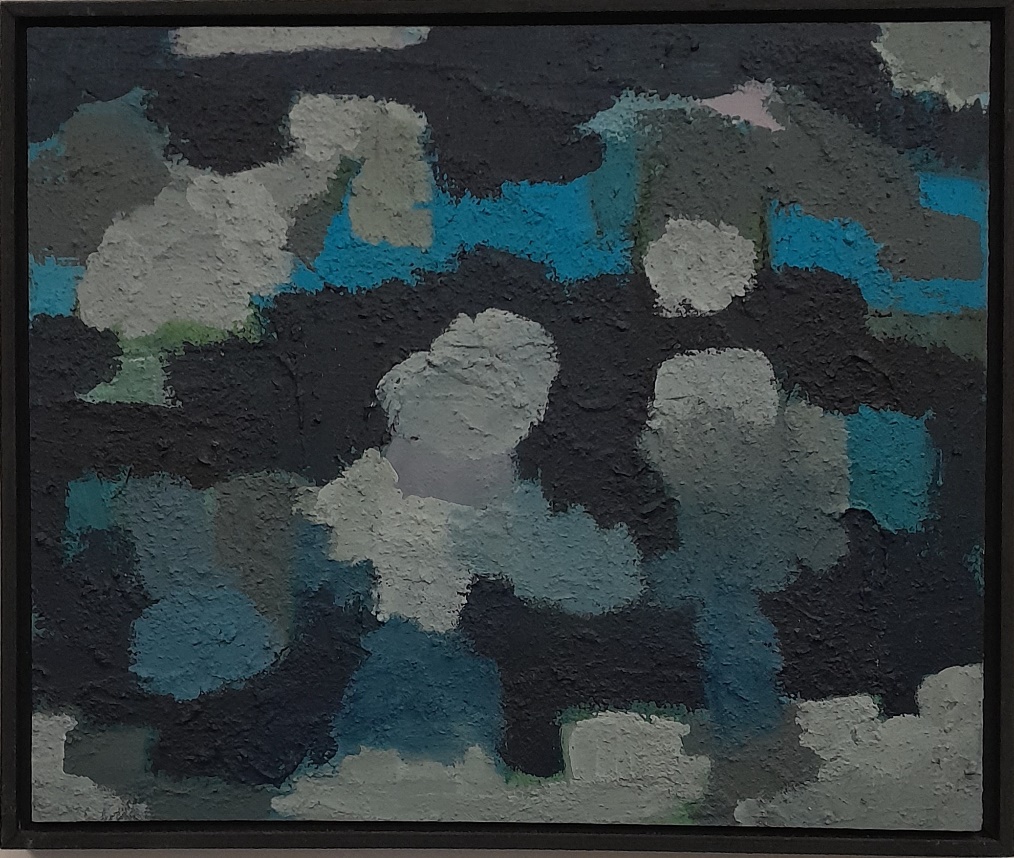 Frans Ermens_ GMA of Modern Art Expressive Abstract Paintings 58,5 x 49,5_BWF Mixed technics panel S5-5