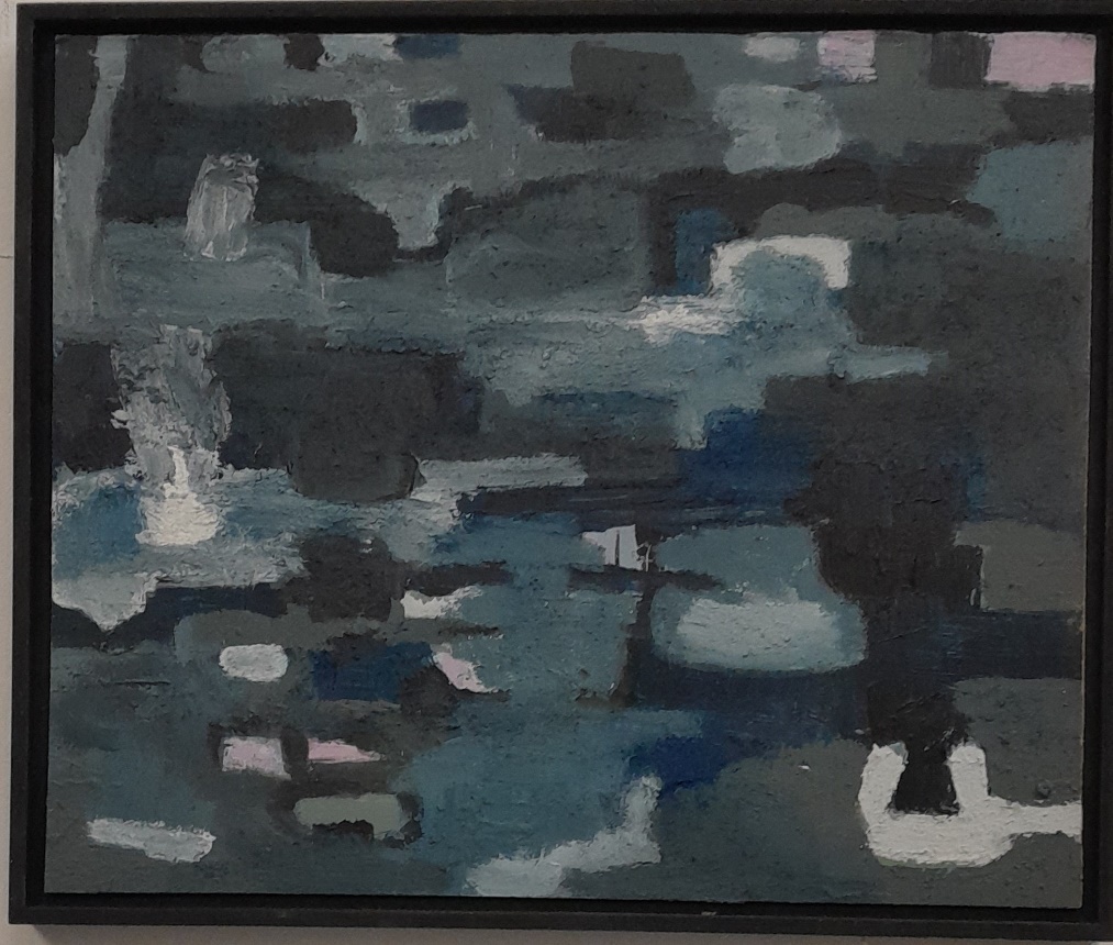Frans Ermens_ GMA of Modern Art Expressive Abstract Paintings 58,5 x 49,5_BWF Mixed technics panel S5-2