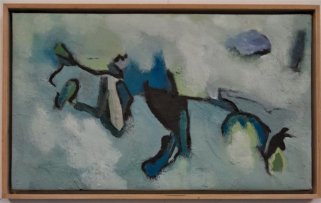 Frans Ermens_ GMA of Modern Art Expressive Abstract Paintings 63x39_WF Oil paint Linen S4-2
