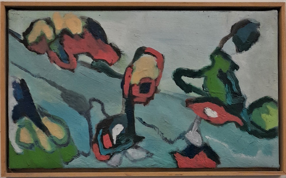 Frans Ermens_ GMA of Modern Art Expressive Abstract Paintings 63x39_WF Oil paint Linen S4-3