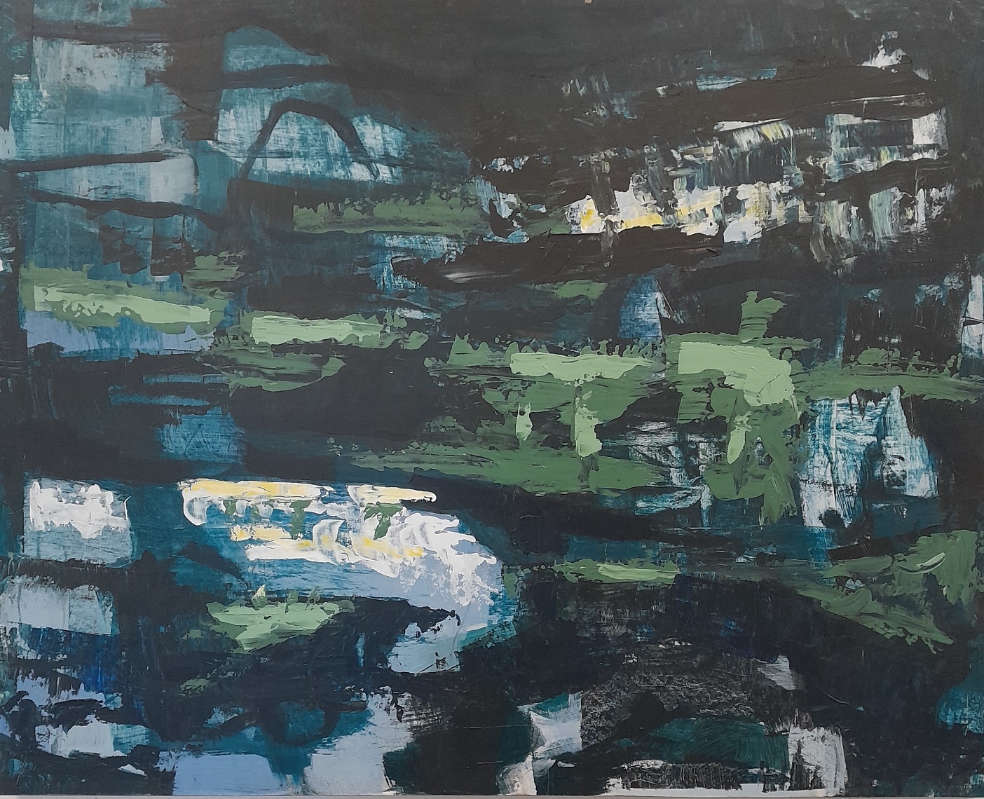 Frans Ermens_ GMA of Modern Art Expressive Abstract Paintings _Acryl on panel 100x80 S8-2