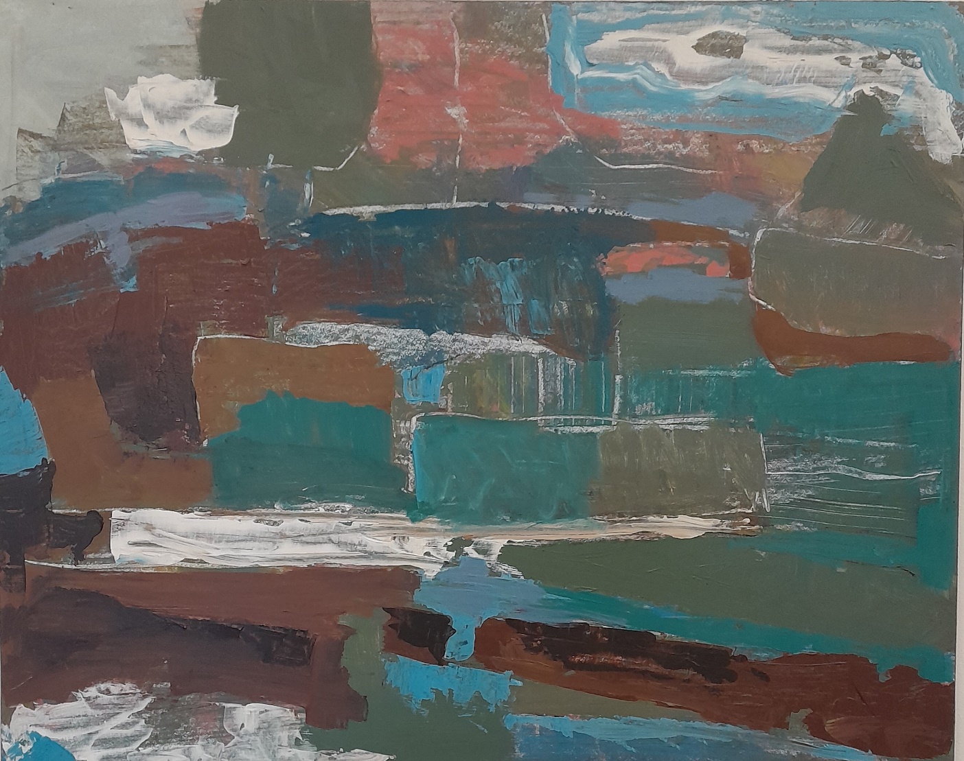 Frans Ermens_ GMA of Modern Art Expressive Abstract Paintings _Acryl on panel 100x80 S8-3