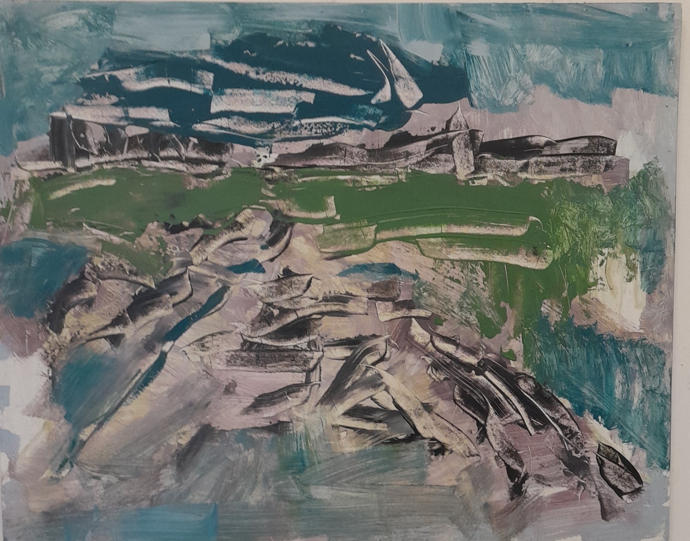 Frans Ermens_ GMA of Modern Art Expressive Abstract Paintings _Acryl on panel 100x80 S8-5