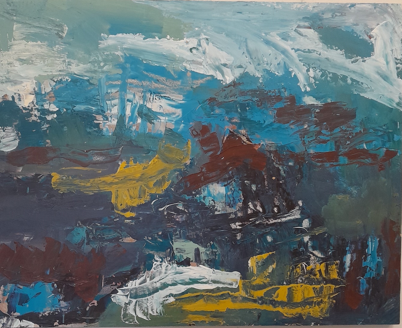 Frans Ermens_ GMA of Modern Art Expressive Abstract Paintings _Acryl on panel 100x80 S8-6