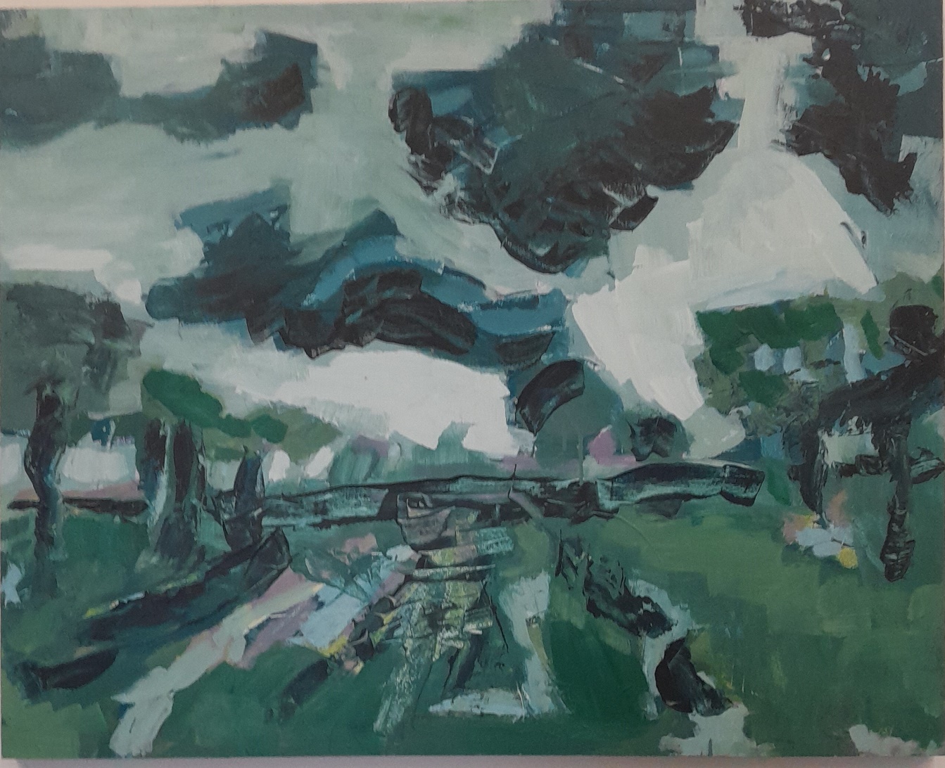 Frans Ermens_ GMA of Modern Art Expressive Abstract Paintings _Acryl on panel 100x80 S8-8