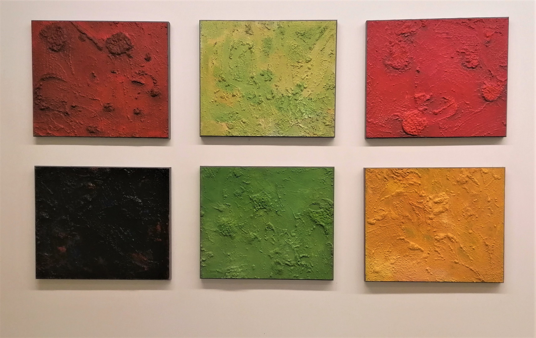 2023_0046 Frans Ermens_ GMA of Modern Art Expressive Abstract Paintings _Acryl Oil Paint mixed technics 3D panel 78 x 68 S6