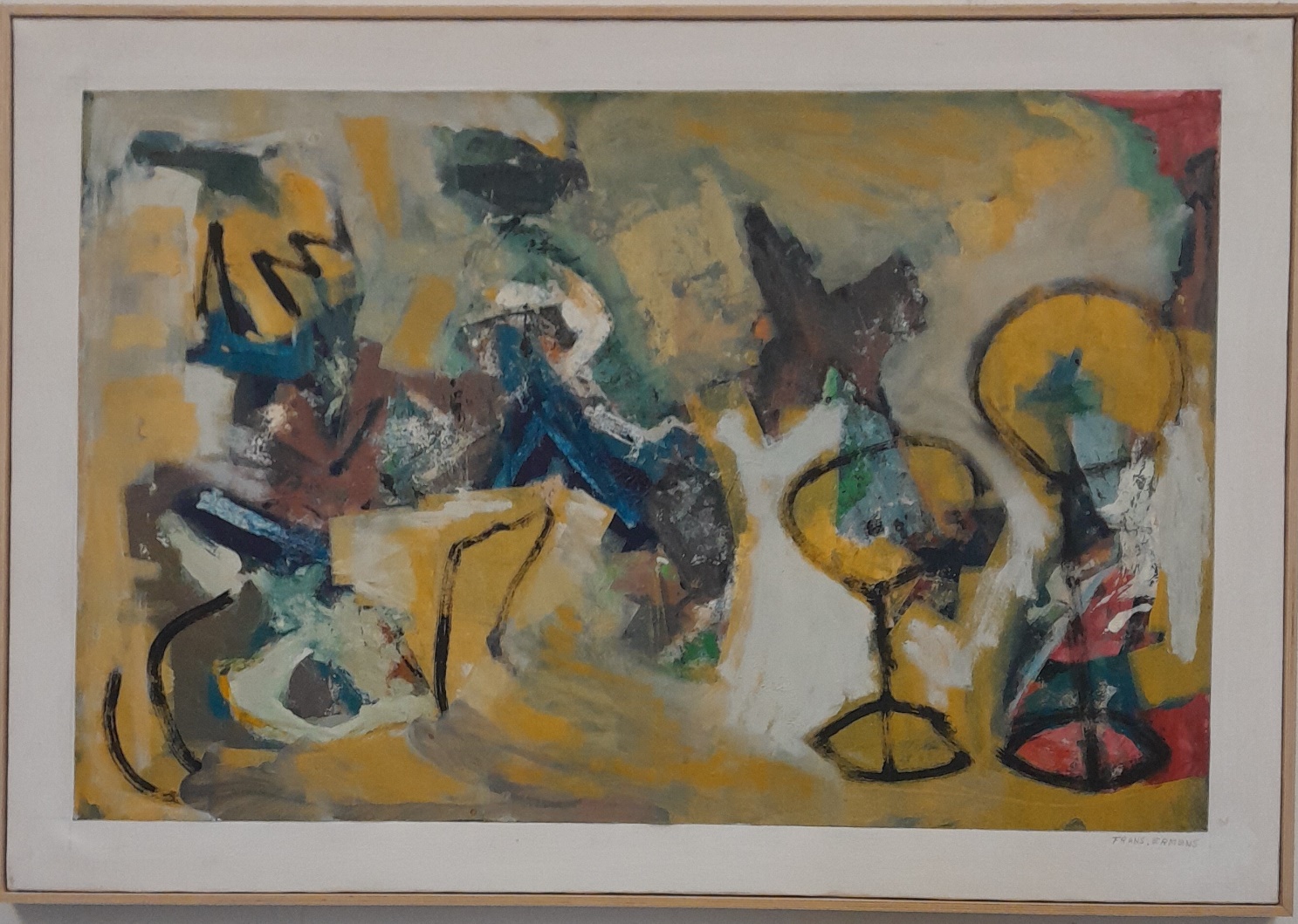 2023_0079 Frans Ermens_ GMA of Modern Art Expressive Abstract Paintings _Acryl Oil paint, mixed technics e paper linen WF 115 x 80 cm S18
