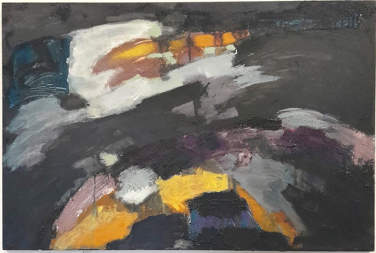 2023_0089 Frans Ermens_ GMA of Modern Art Expressive Abstract Paintings _Acryl + Mixed technics on 3D panel,  120 cm x 80 cm,