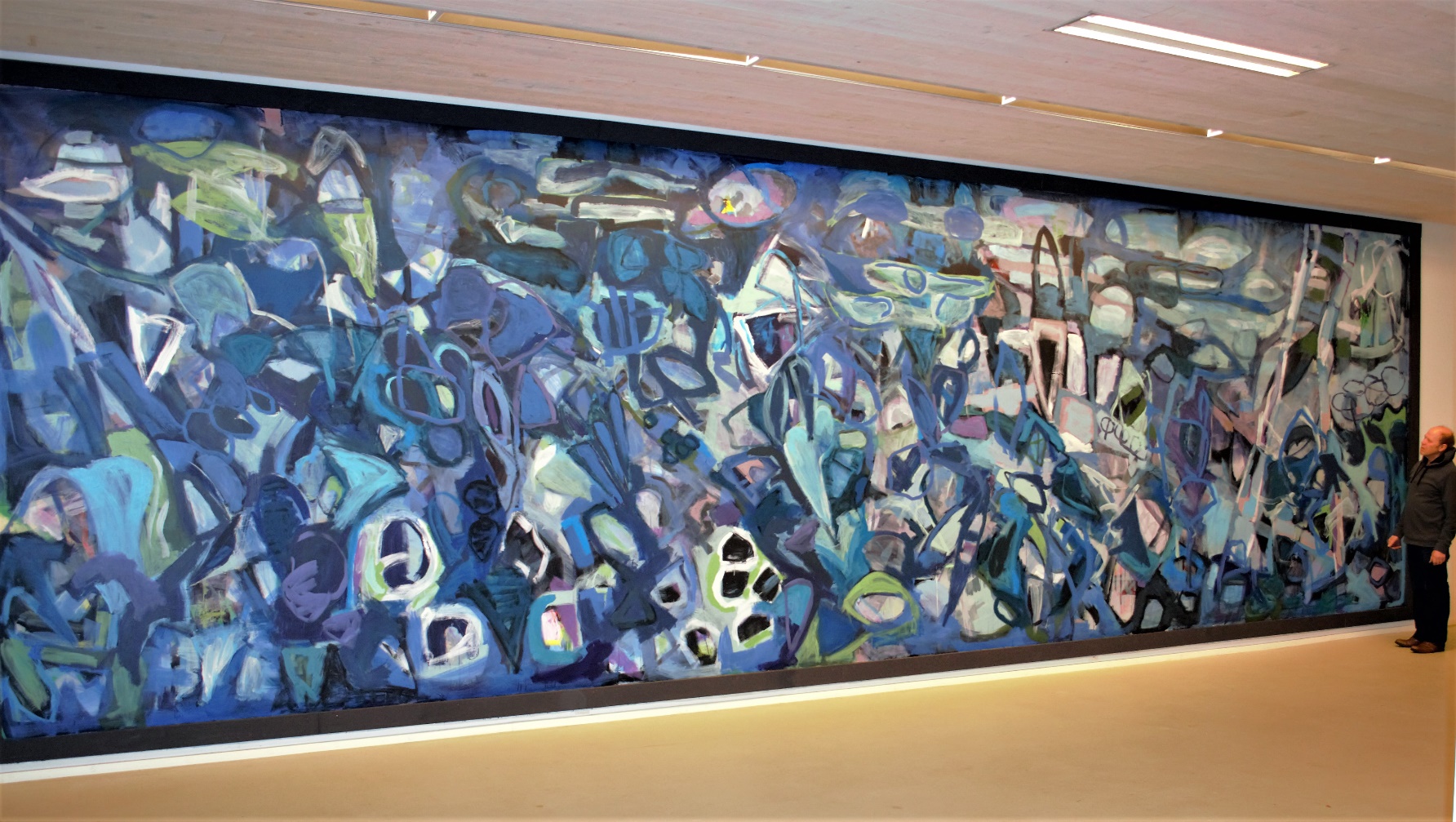 2023_A004 XXXL Oil paint on linen 10m x 3m