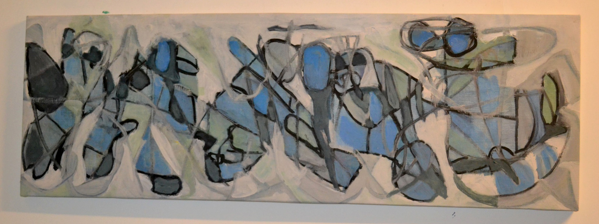 2023_A005 Room 03 Acryl on linen 160cm x 54cm