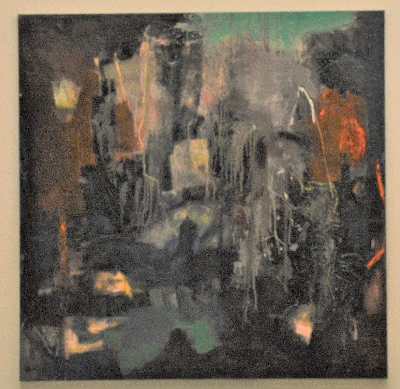 2023_A031 Melt Down Oil paint on Linen 150cm x 150cm