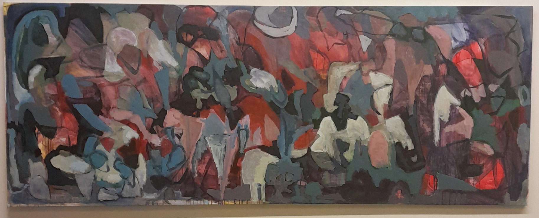 2023_A043 PW2_Oil paint on linen 260cm x 100cm